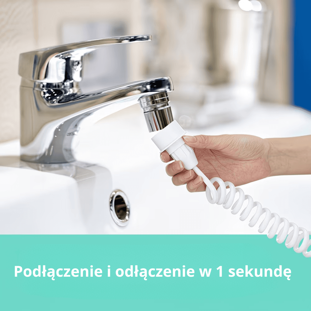 SmileFlow - irygator do pielęgnacji zębów 2 x wymienne końcówki gratis